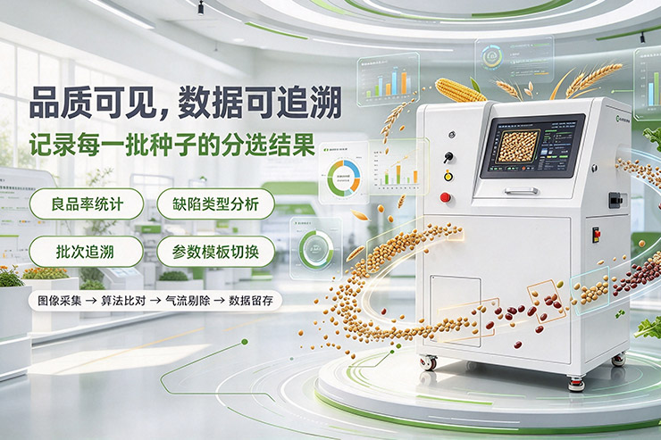 中药材种子视觉筛选机